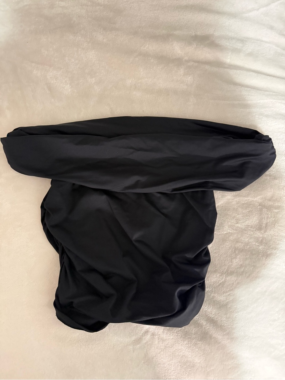 Black Off-Shoulder Shirt